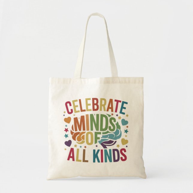  Celebrate Minds of All Kinds  Tote Bag (Front)