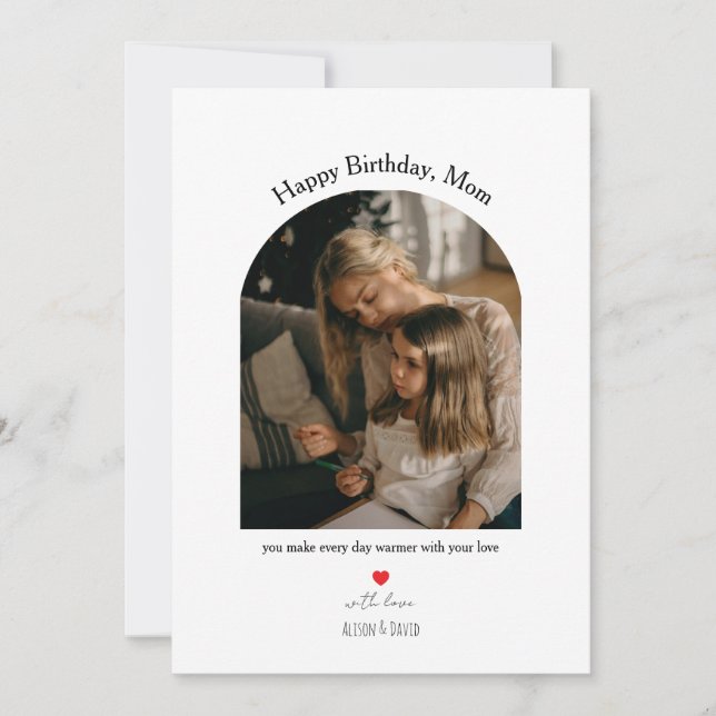 Celebrate Mom with a warm, heartfelt birthday card (Front)