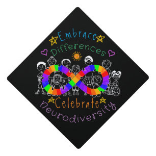 Celebrate Neurodiversity Graduation Tassel Topper