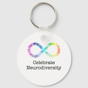 Celebrate Neurodiversity  Keychain