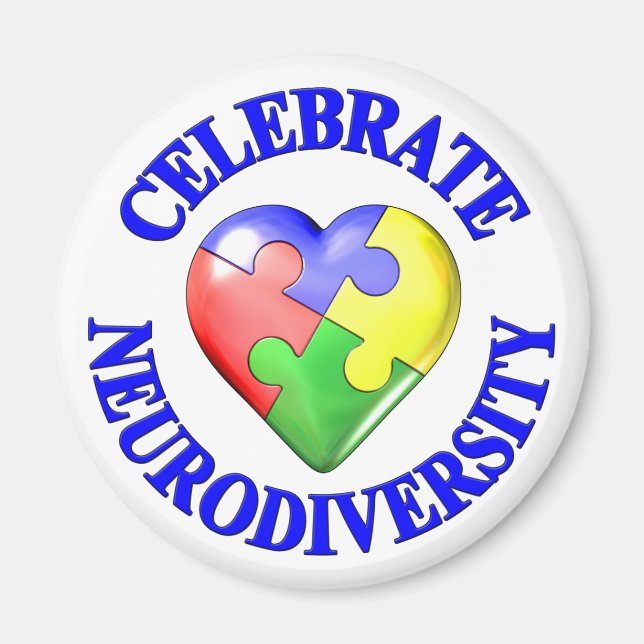 Celebrate Neurodiversity Magnet (Front)