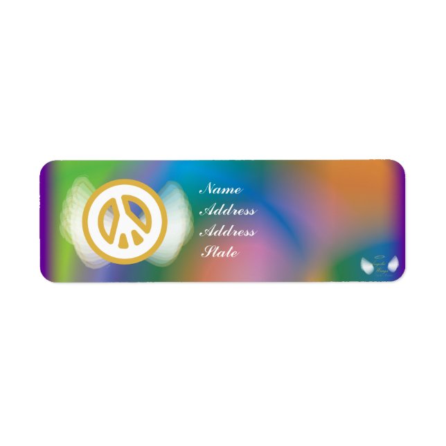Celebrate New Year Mail Address Label-Customize (Front)