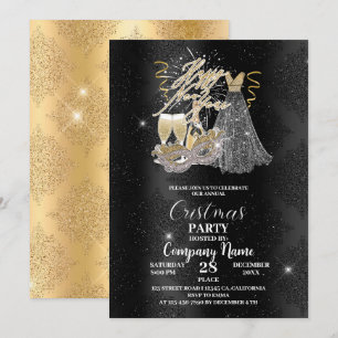 Celebrate our annual cristmas party with company invitation