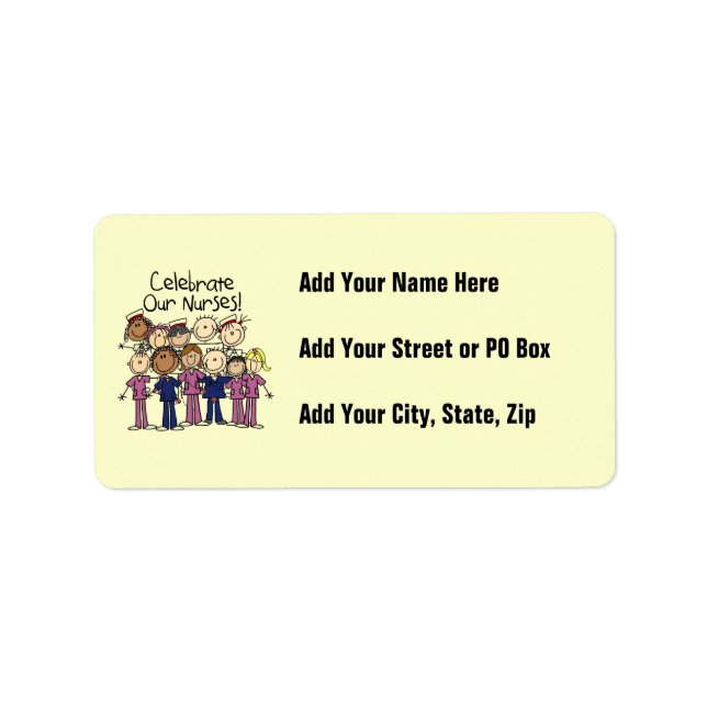 Celebrate Our Nurses Label (Front)