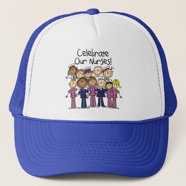 Celebrate Our Nurses Trucker Hat (Front)