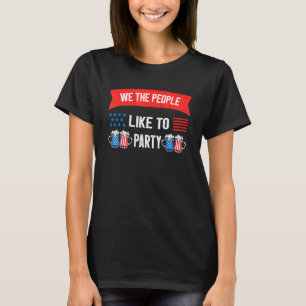 Celebrate Party 4th Of July Independence Day Ameri T-Shirt