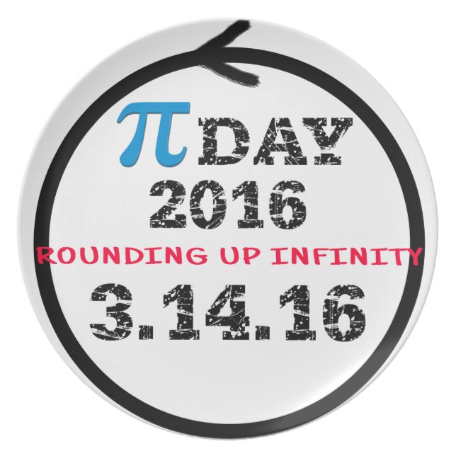 Celebrate Pi Day Plate (Front)