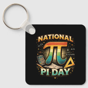 Celebrate Pi Keychain