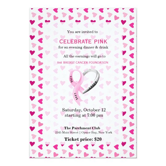 Celebrate Pink event Card