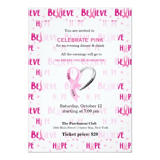 Celebrate Pink event Card