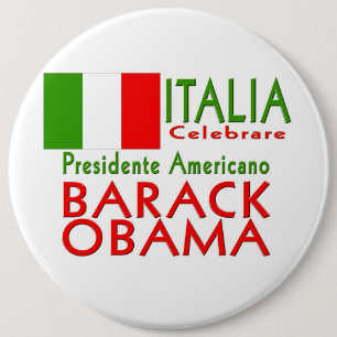 CELEBRATE President Obama Inauguration Keepsake 6 Inch Round Button