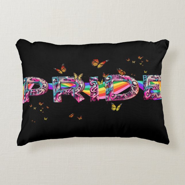 Celebrate Pride Accent Pillow (Front)