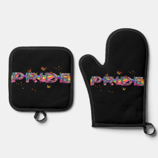 Celebrate Pride Oven Mitt & Pot Holder Set