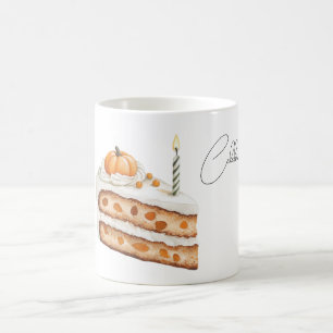 Celebrate Pumpkin Cake Candle   Coffee Mug