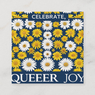 "Celebrate Queer Joy Business Card - LGBTQ+ 