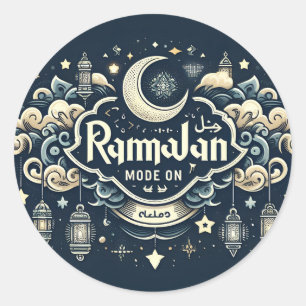 Celebrate Ramadan with Ramadan ModeOn Classic Round Sticker