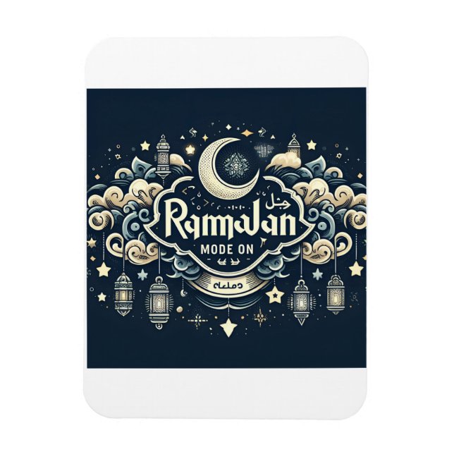 Celebrate Ramadan with Ramadan ModeOn Magnet (Vertical)