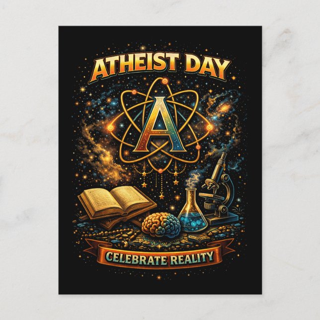 Celebrate Reality Postcard (Front)