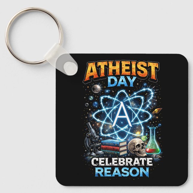 Celebrate Reason Keychain (Front)