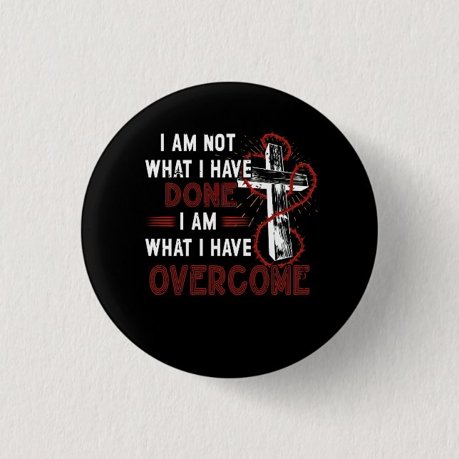 Celebrate Recovery T-Shirt Christian Cross Jesus C 1 Inch Round Button (Front)