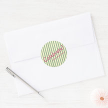 Celebrate Sage Green Stripes Pink Bridal Shower