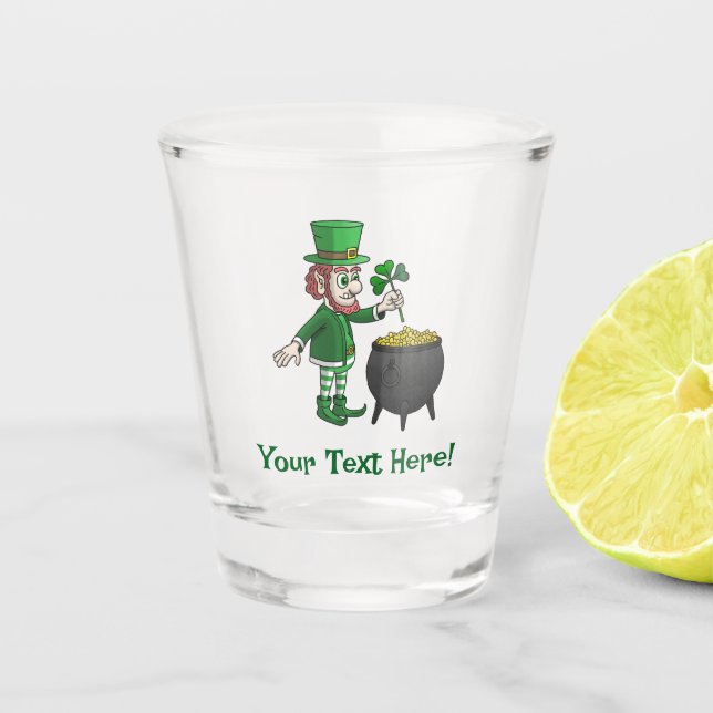 Celebrate Saint Patrick's Day Shot Glass (Front)