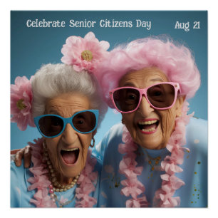 Celebrate Senior Citizens Day Poster