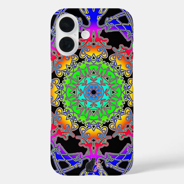 Celebrate Spectra Glyph Case-Mate iPhone Case (Back)