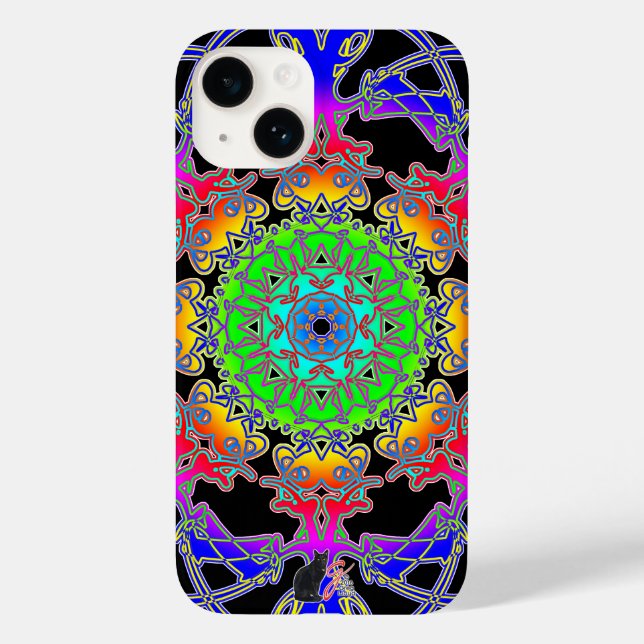 Celebrate Spectra Glyph Case-Mate iPhone Case (Back)