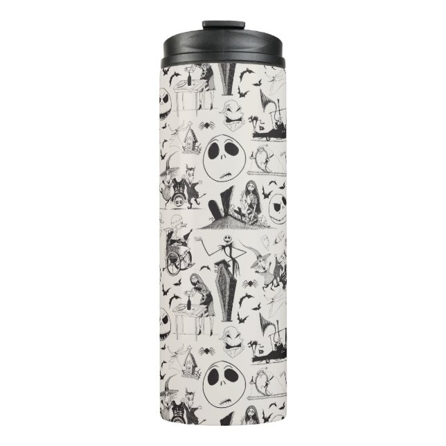 Celebrate Spooky - Pattern Thermal Tumbler (Front)