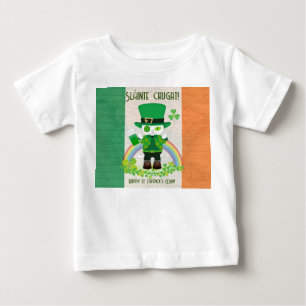 Celebrate St. Patrick's Day with a Lucky Cat Baby T-Shirt