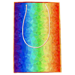 Celebrate sweetness and colour with this Rainbow Medium Gift Bag