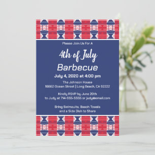 Celebrate the 4th BBQ Invitation