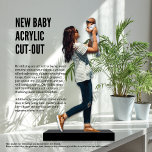 Celebrate the Arrival - New Baby Acrylic Cut-Out Standing Photo Sculpture<br><div class="desc">Introducing our New Baby Acrylic Photo Statuettes Cutout, a precious keepsake that commemorates the joyous arrival of a new bundle of joy. This charming and customizable statuette captures a precious moment, allowing you to cherish and display the beauty of your little one for years to come. Use one of the...</div>