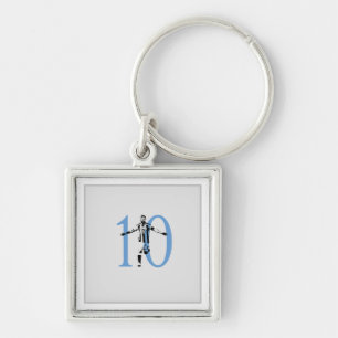 Celebrate the GOAT of the beautiful game with this Keychain