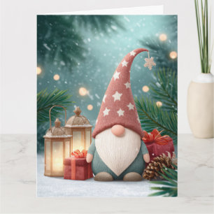 Celebrate the holiday season with gnome card