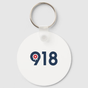 Celebrate The Nine One Eight Tulsa Oklahoma 918 Ar Keychain