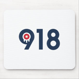 Celebrate The Nine One Eight Tulsa Oklahoma 918 Ar Mouse Pad