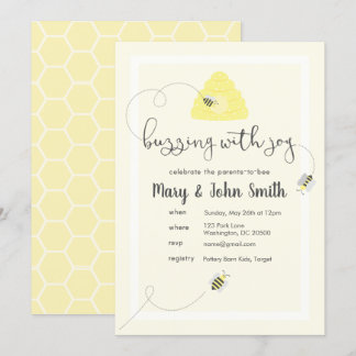 Celebrate the Parents-to-Bee Invitation