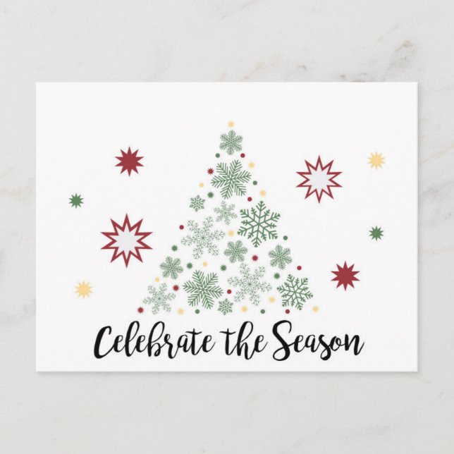 Celebrate the Season Holiday Greeting Card (Front)