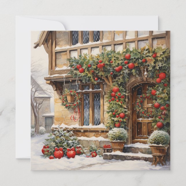 Celebrate the Season in Style Holiday Card (Front)