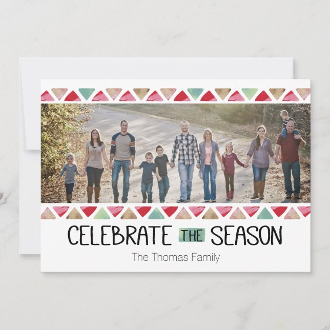 Celebrate the Season Invitation (Front)
