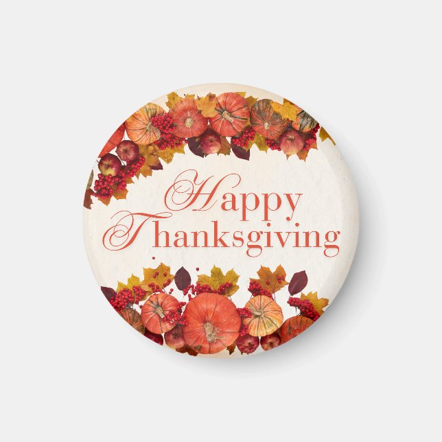 Celebrate the season of gratitude with our magnet (Front)