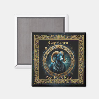 Celebrate the strength, ambition of Capricorn Magnet