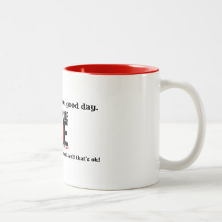 Celebrate the victory evey morning! Two-Tone coffee mug
