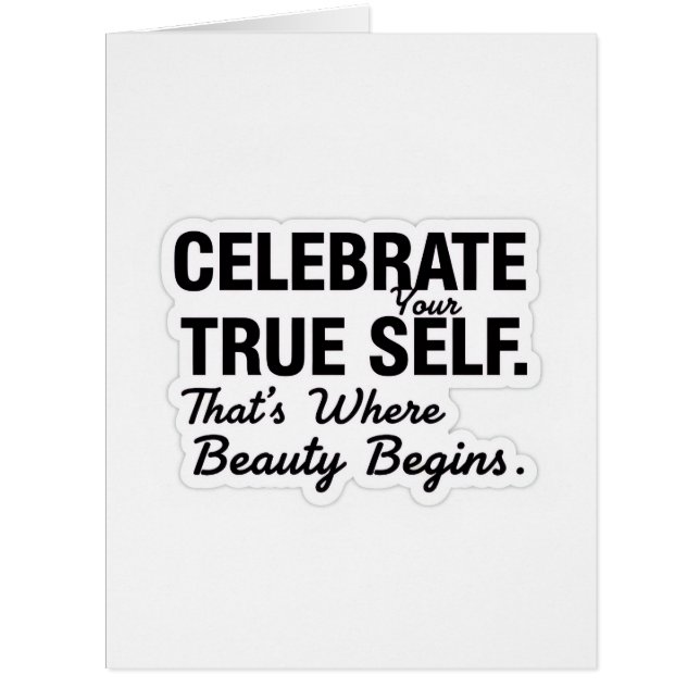 Celebrate True Self Sticker (Devant)