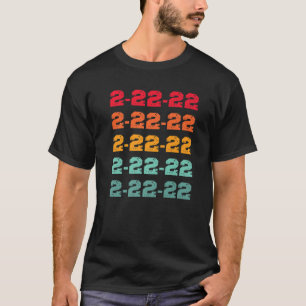 Celebrate Twosday 22Nd February 2022 For Kids Men T-Shirt