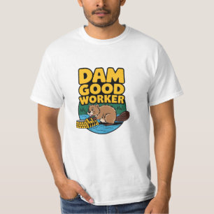 Celebrate Wildlife with Beaver Art T-Shirt