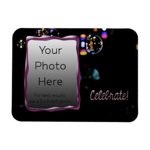 Celebrate! with Bubbles Magnet