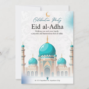 Celebrate with Elegance: White & Green Minimalist Holiday Card